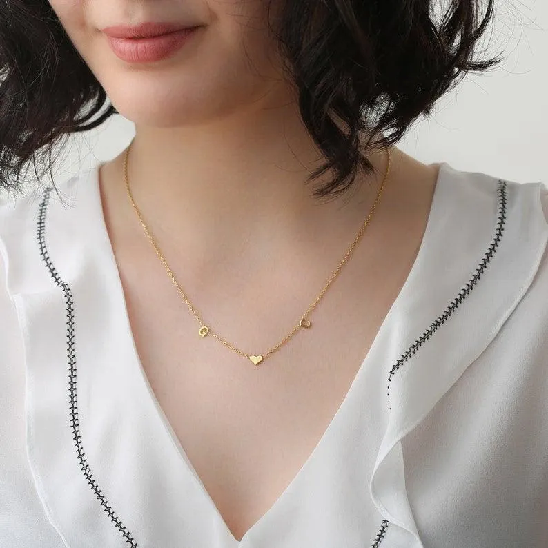 Necklace with Name On It - Name Chain Necklace, Gold-Plated Name Necklace by Cushy Pups