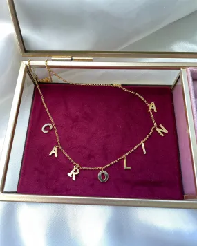 Personalized name necklace