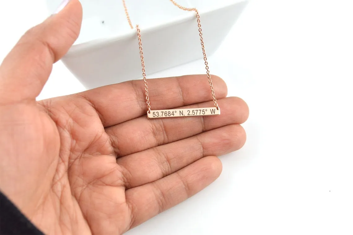 Punjabi / Hindi / Gujarati Name Necklace, Gold Bar Necklace, Personalised Jewellery, Personalized Custom Name Necklace, Necklaces for Women