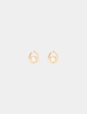 Sanchia Small Pearl Teardrop Earrings