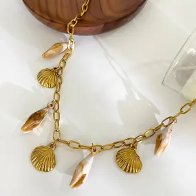 Seashell Charm Necklace