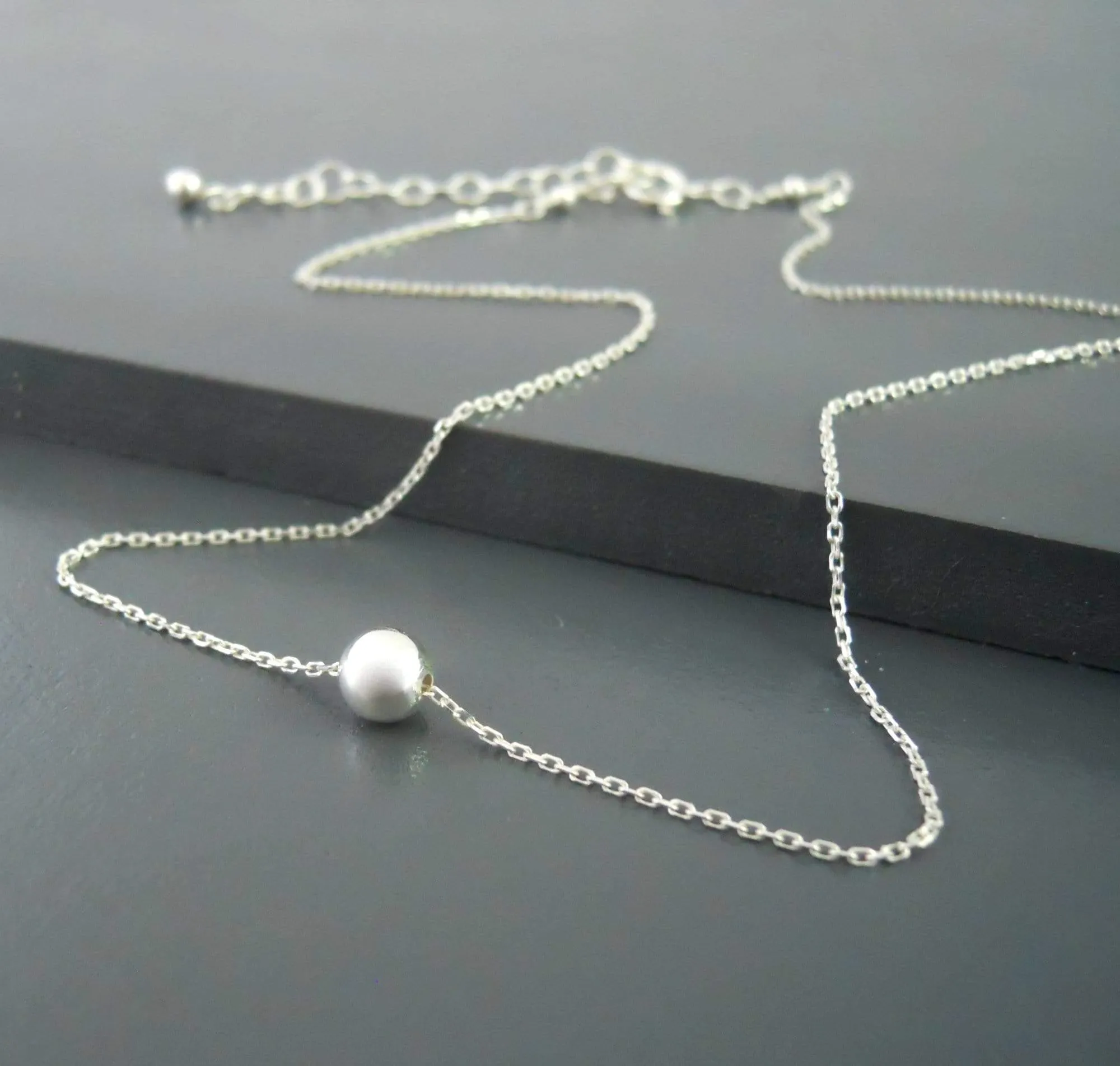 Silver Gourmet Choker & Ball Choker - Set of 2 Necklaces