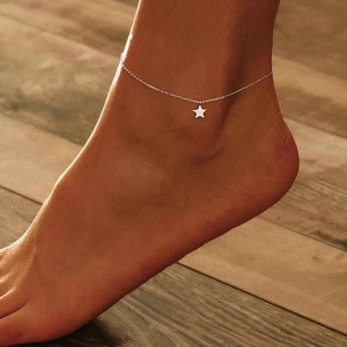 Single Star Anklet
