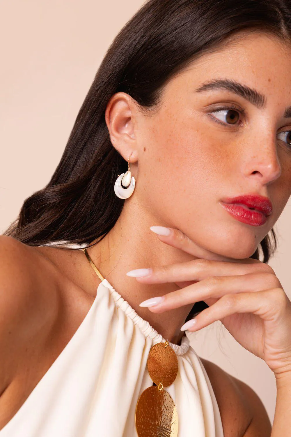 Small O'Keefe Pearl Earrings