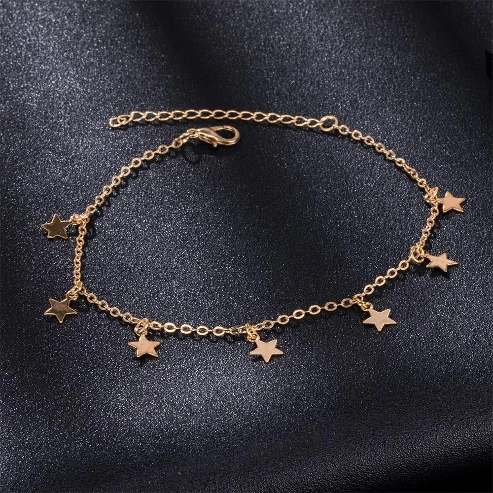Star Pendant Anklet Foot Chain Beach Leg Bracelet Charm Anklets