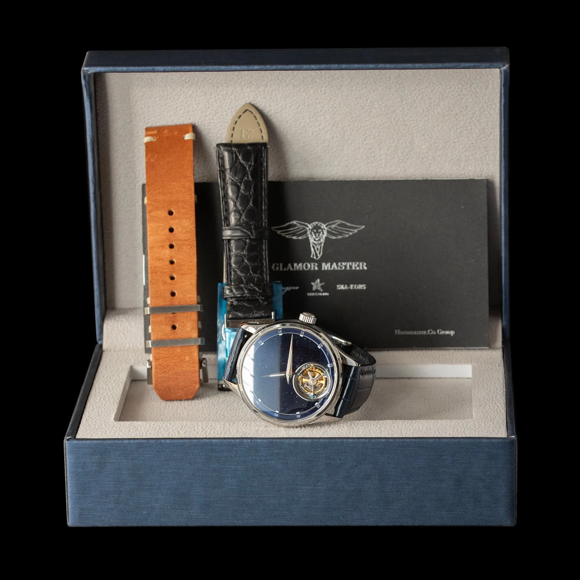 Sugess - Tourbillon Master 'Blue Goldstone' SU8230STRA