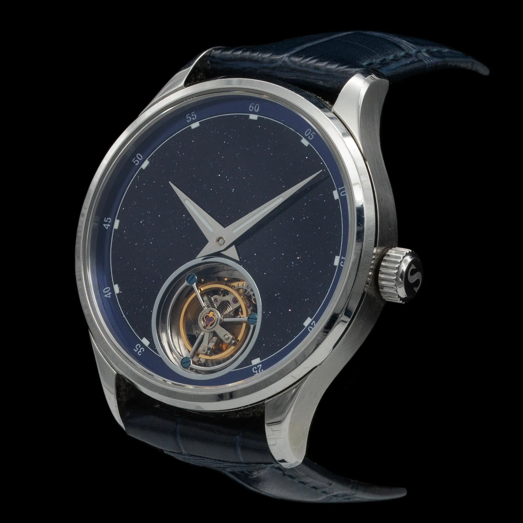 Sugess - Tourbillon Master 'Blue Goldstone' SU8230STRA