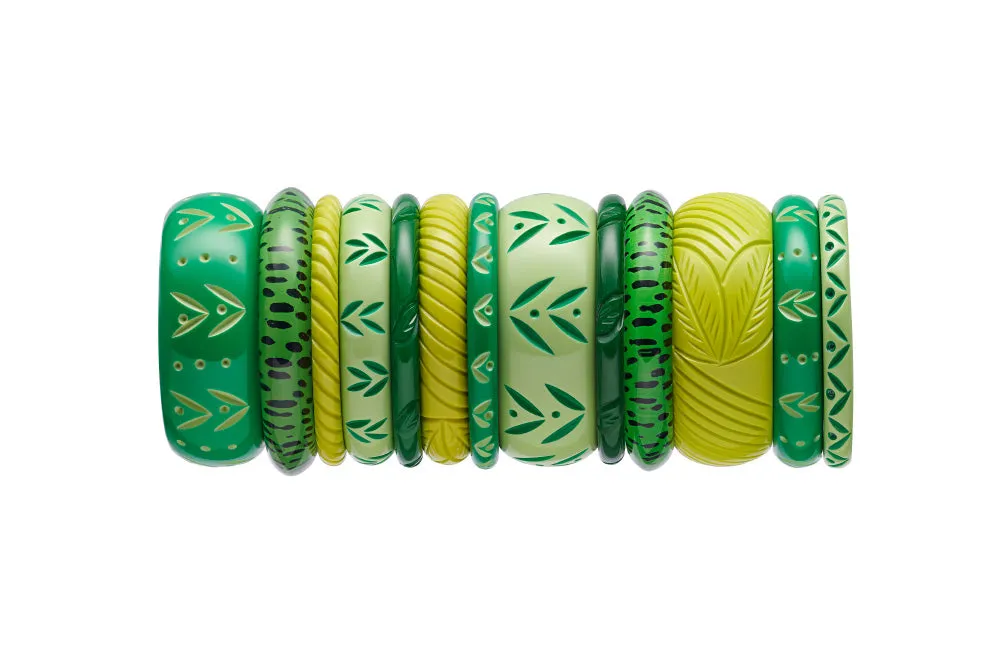 Summer Carved Bead Necklace
