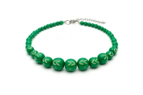 Summer Carved Bead Necklace