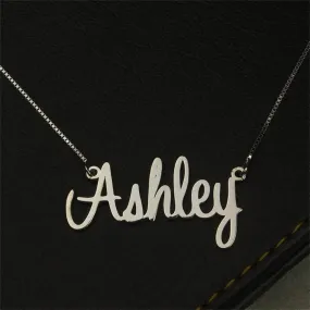 The Ashley Custom Name Necklace - Children to Adult Sizes
