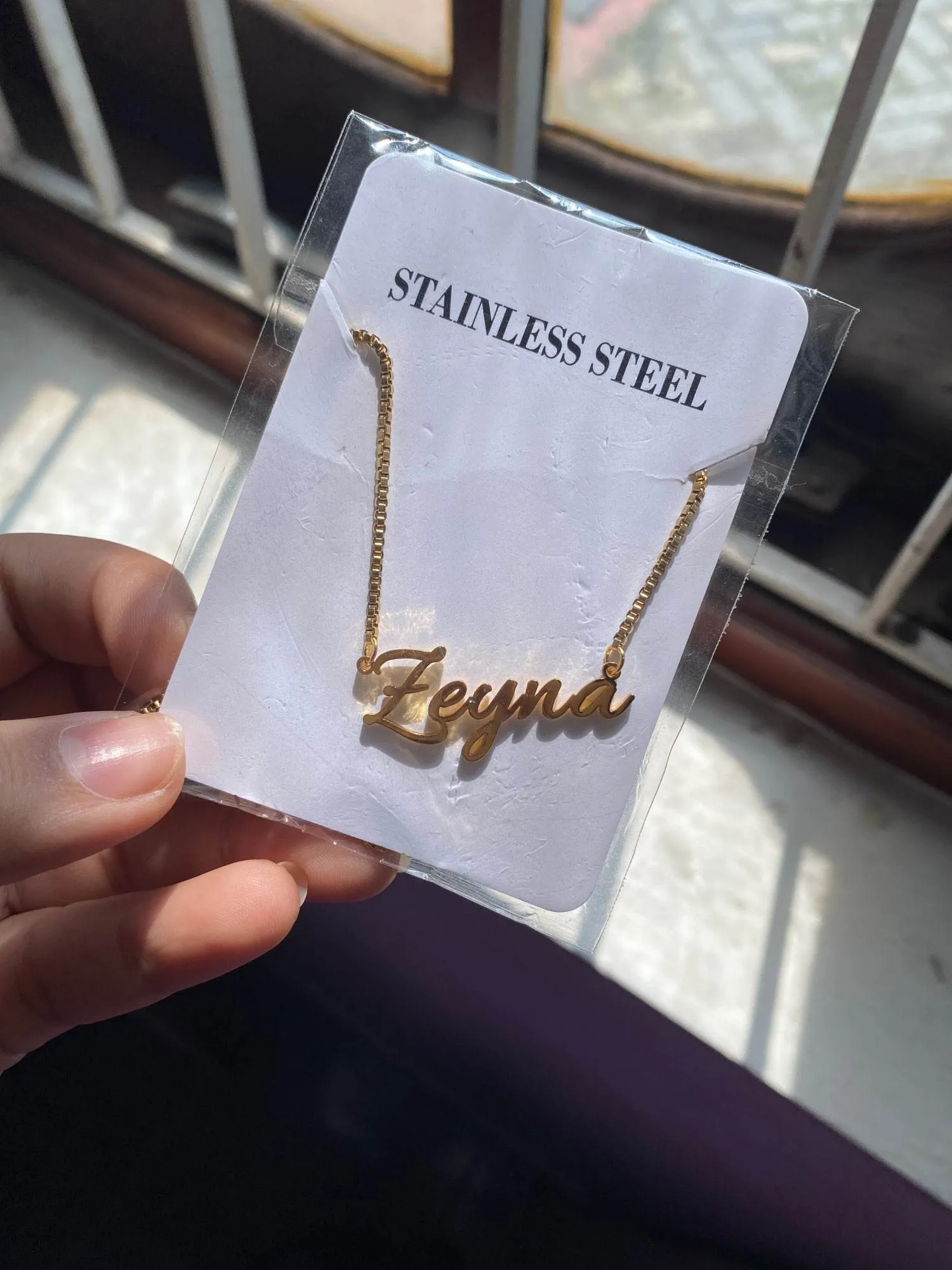 The Ashley Custom Name Necklace - Children to Adult Sizes