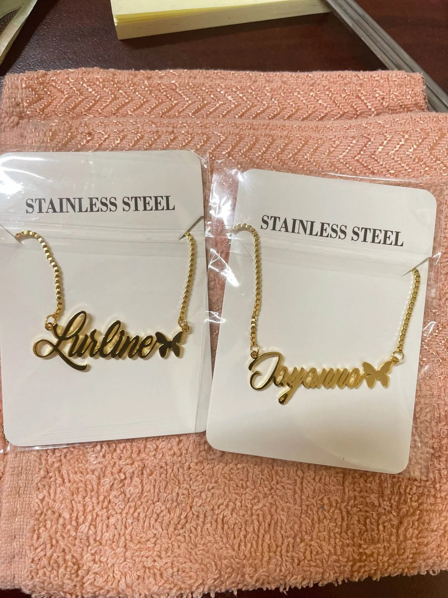 The Ashley Custom Name Necklace - Children to Adult Sizes