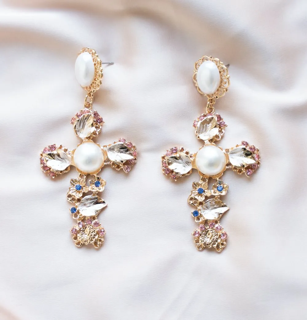 The Pearl Cross Sofia Set