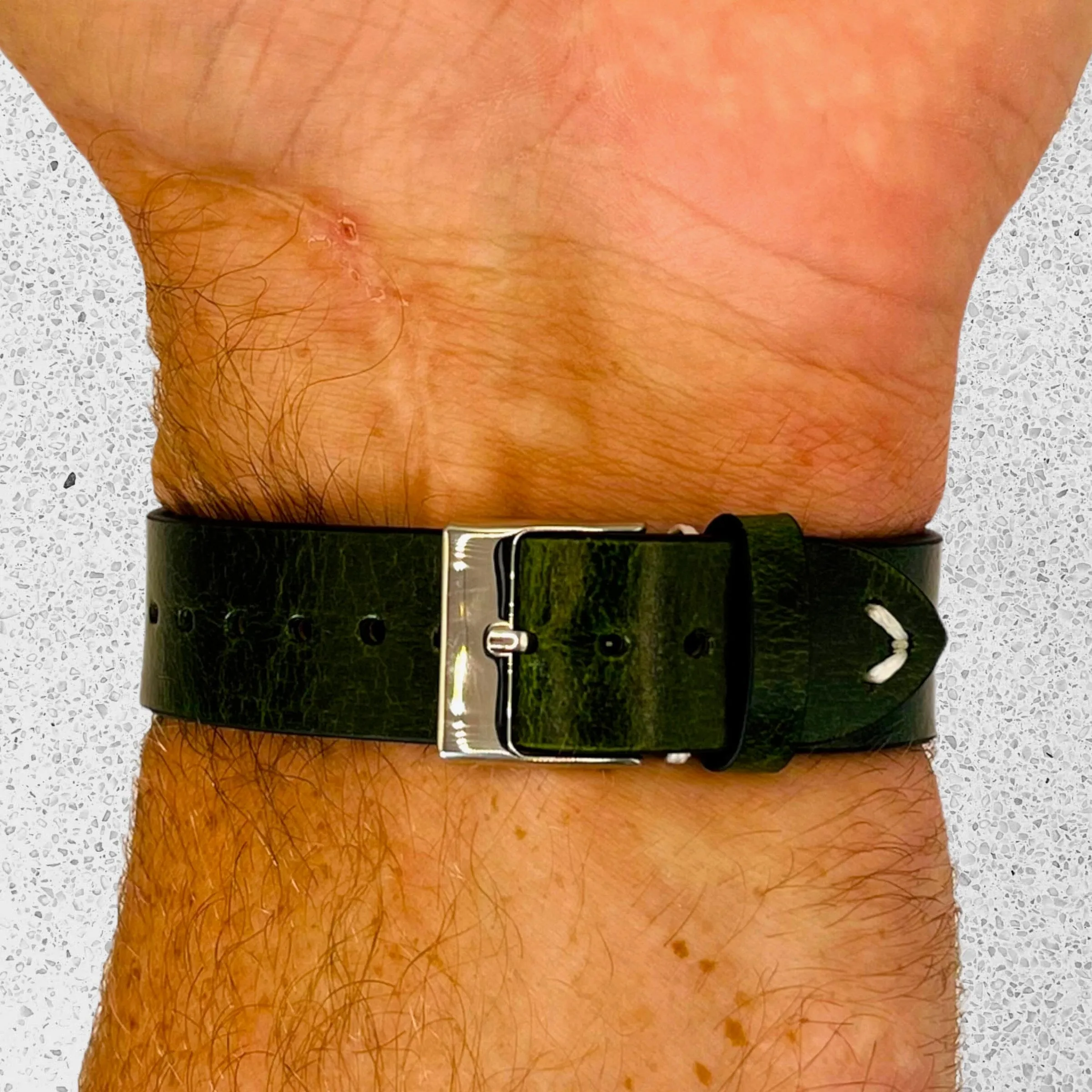 Vintage Oiled Leather Watch Straps Compatible with the Kogan Hybrid  Smart Watch