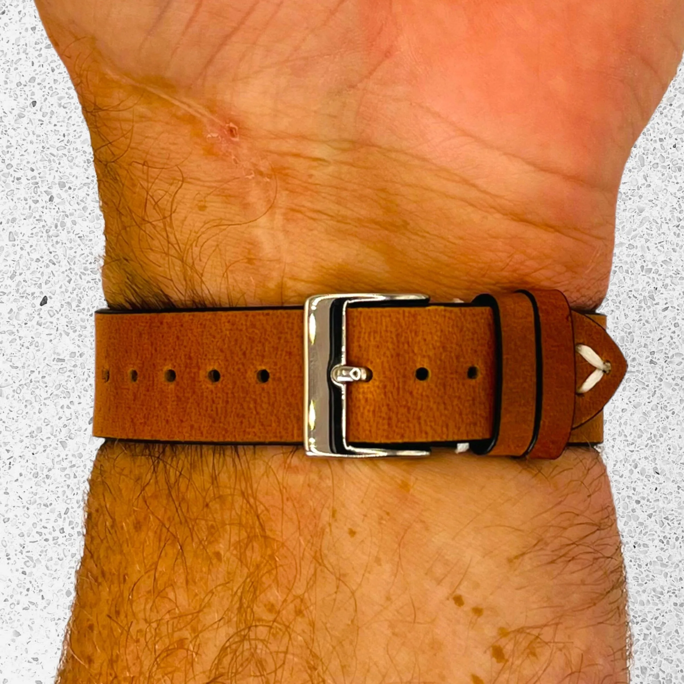 Vintage Oiled Leather Watch Straps Compatible with the Kogan Hybrid  Smart Watch