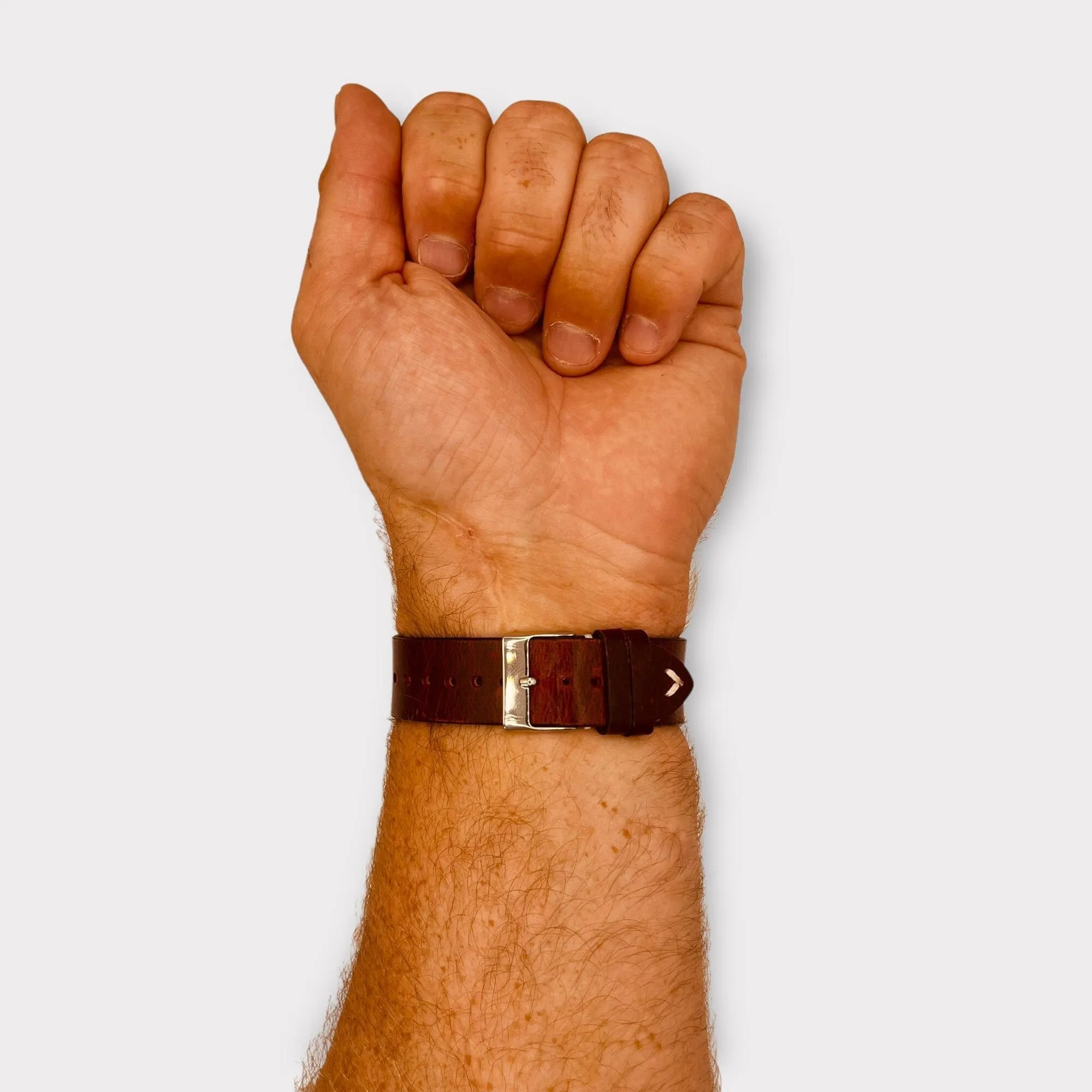Vintage Oiled Leather Watch Straps Compatible with the Kogan Hybrid  Smart Watch