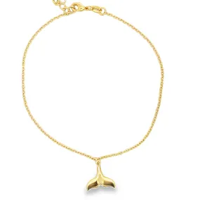 Whale Fish Tail Anklet (E20)
