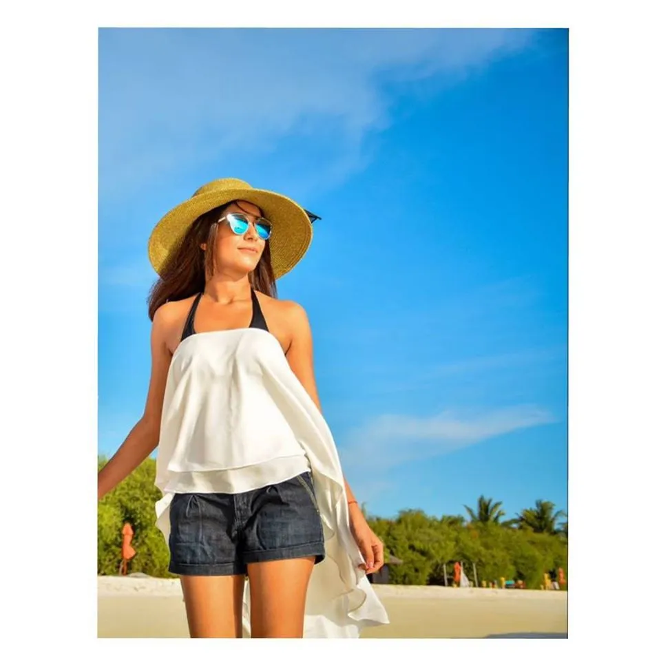 White Layered Top